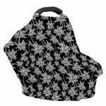 Black And White Coconut Tree Print Baby Seat Cover