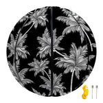 Black And White Coconut Tree Print Basketball