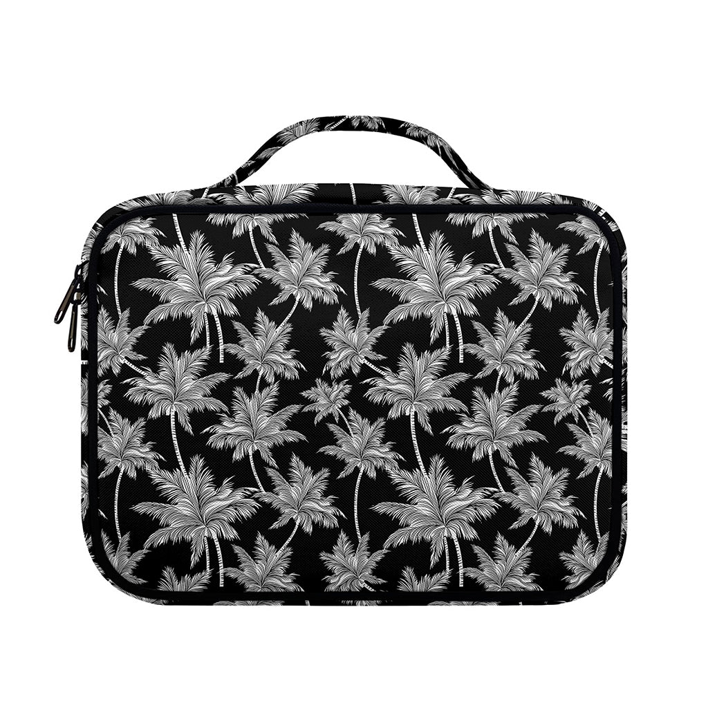 Black And White Coconut Tree Print Briefcase Bible Bag