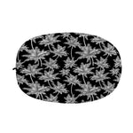 Black And White Coconut Tree Print Car Side Mirror Covers