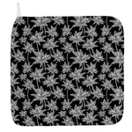 Black And White Coconut Tree Print Hand Towel