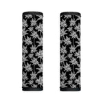 Black And White Coconut Tree Print Handle Covers