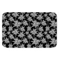 Black And White Coconut Tree Print Indoor Door Mat