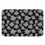 Black And White Coconut Tree Print Indoor Door Mat