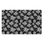 Black And White Coconut Tree Print Polyester Doormat