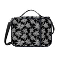 Black And White Coconut Tree Print Shoulder Strap Bible Bag