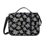 Black And White Coconut Tree Print Shoulder Strap Bible Bag