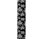 Black And White Coconut Tree Print Table Runner