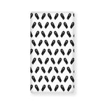 Black And White Coffin Pattern Print Baby Crib Sheet