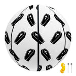 Black And White Coffin Pattern Print Basketball