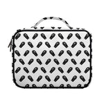 Black And White Coffin Pattern Print Briefcase Bible Bag