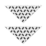 Black And White Coffin Pattern Print Dog Bandana