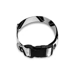 Black And White Coffin Pattern Print Dog Collar
