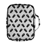 Black And White Coffin Pattern Print Front Pocket Bible Bag