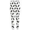 Black And White Coffin Pattern Print High-Waisted Pocket Leggings