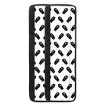 Black And White Coffin Pattern Print Refrigerator Handle Covers