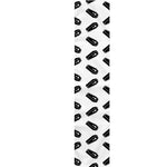 Black And White Coffin Pattern Print Table Runner
