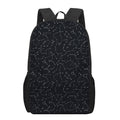 Black And White Constellation Print 17 Inch Backpack