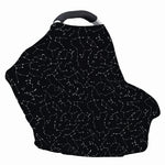 Black And White Constellation Print Baby Seat Cover