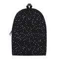 Black And White Constellation Print School Backpack