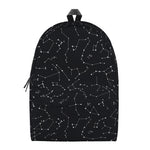 Black And White Constellation Print Backpack