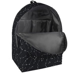 Black And White Constellation Print Backpack