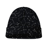 Black And White Constellation Print Beanie