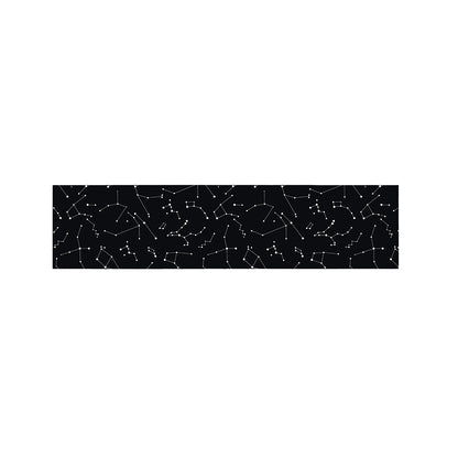 Black And White Constellation Print Bed Runner