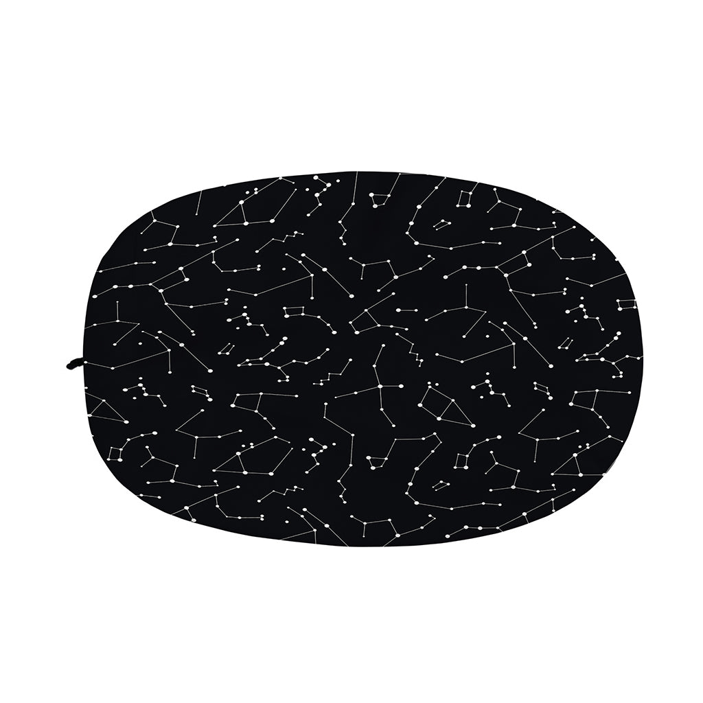 Black And White Constellation Print Car Side Mirror Covers