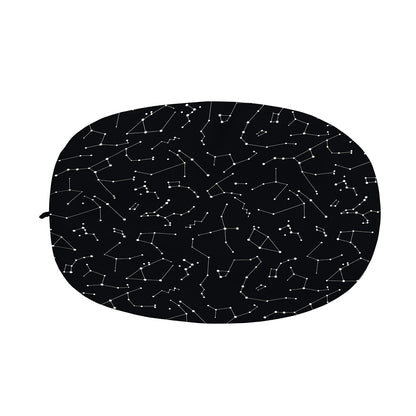 Black And White Constellation Print Car Side Mirror Covers