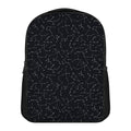 Black And White Constellation Print Casual Backpack