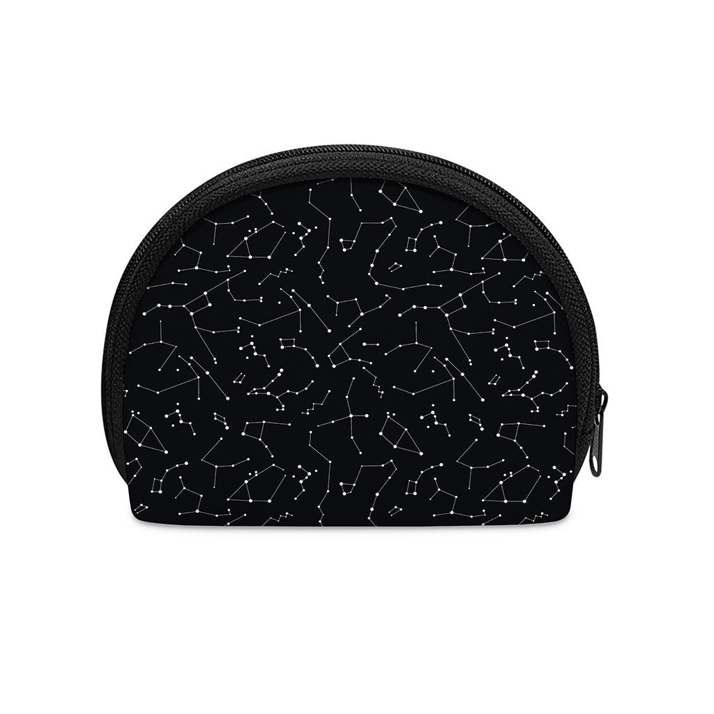Black And White Constellation Print Coin Purse