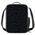 Black And White Constellation Print Crossbody Lunch Bag