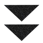 Black And White Constellation Print Dog Bandana