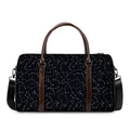 Black And White Constellation Print Duffel Bag