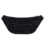 Black And White Constellation Print Fanny Pack