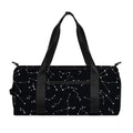 Black And White Constellation Print Gym Bag