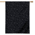 Black And White Constellation Print House Flag