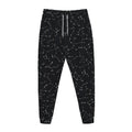 Black And White Constellation Print Jogger Pants