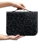 Black And White Constellation Print Leather Bible Cover