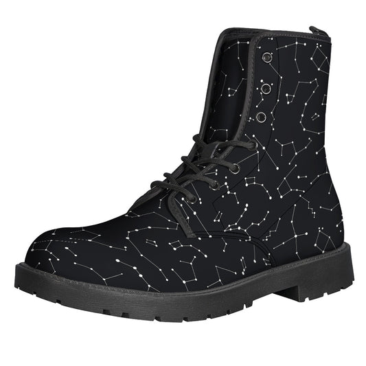 Black And White Constellation Print Backpack