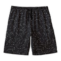 Black And White Constellation Print Men's Swim Trunks