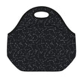 Black And White Constellation Print Neoprene Lunch Bag