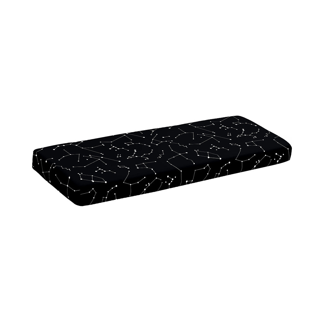 Black And White Constellation Print Piano Keyboard Cover