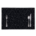 Black And White Constellation Print Placemat