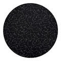 Black And White Constellation Print Round Blanket