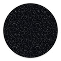 Black And White Constellation Print Round Floor Mat