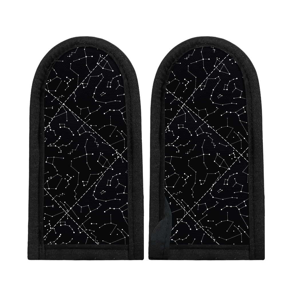 Black And White Constellation Print Skillet Handle Cover