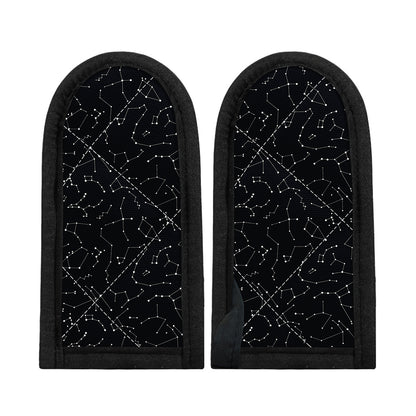 Black And White Constellation Print Skillet Handle Cover