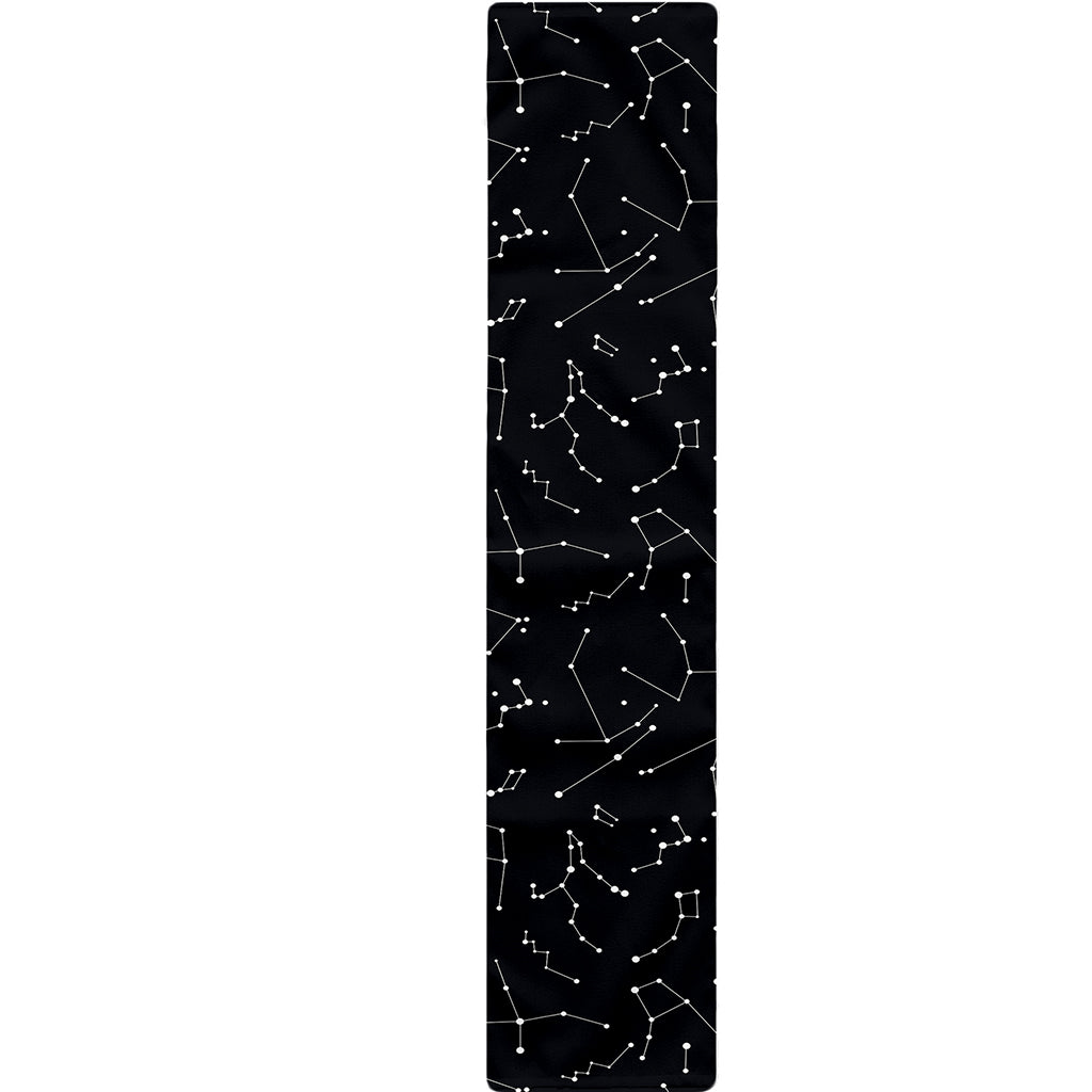 Black And White Constellation Print Table Runner